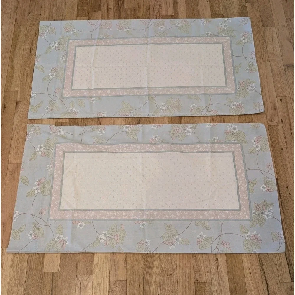 Vintage Bill Blass Springmaid No-Iron Percale King Pillow Case Set Of 2 38